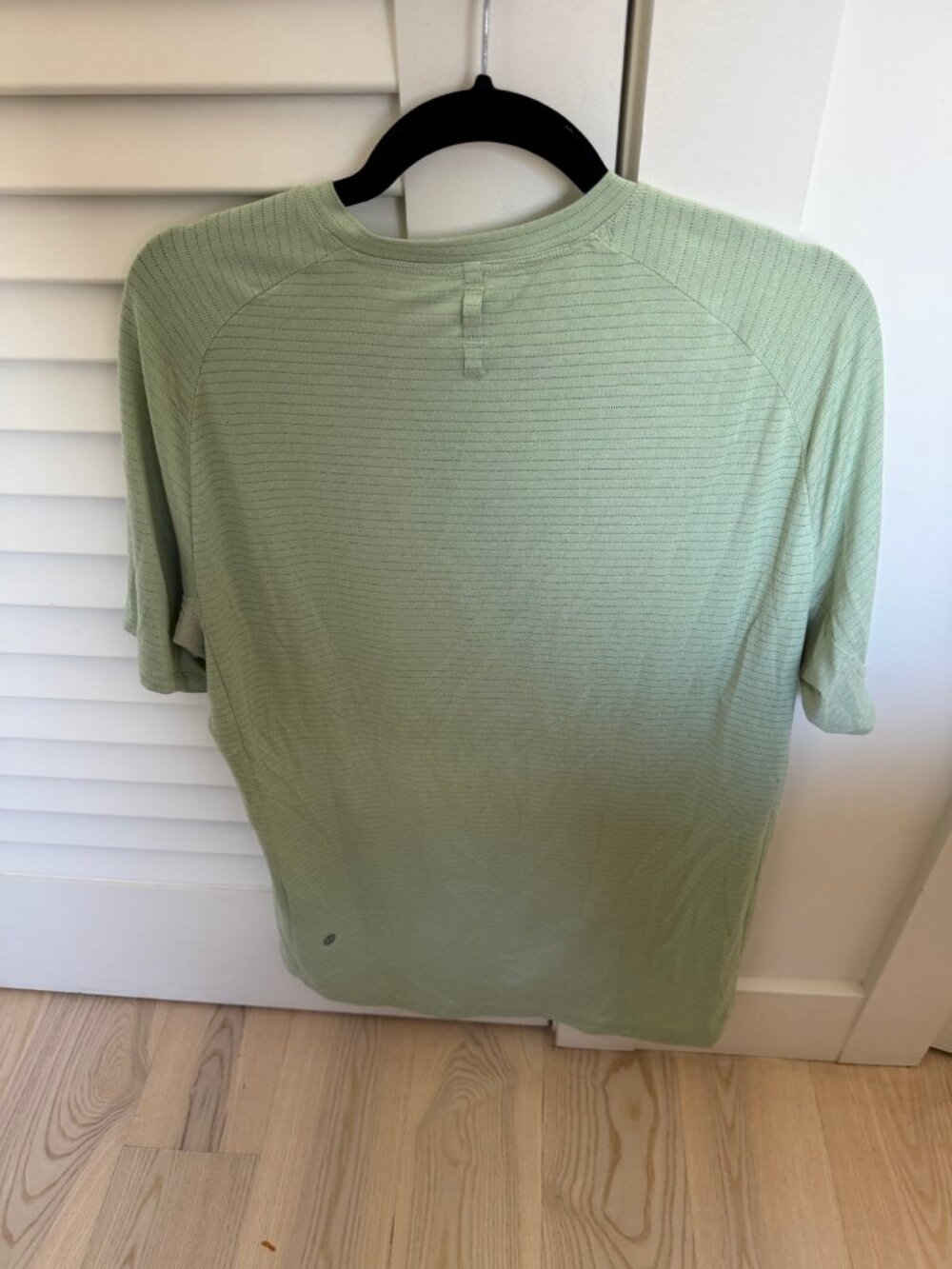 lululemon Drysense Short Sleeve Shirt Mint Green Men's L